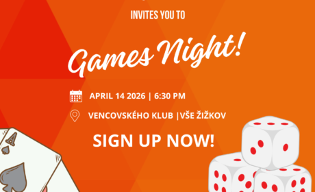FIR invites you to Games Night! 14. 4. 2026