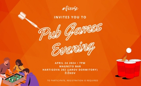 Pub Games Evening is here! – 24. 4.