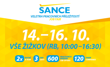 Job Fair ŠANCE /14.- 16. 10. 2025/